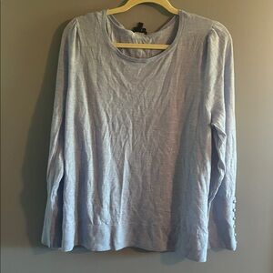 Talbots Soft Blue Merino Wool Sweater